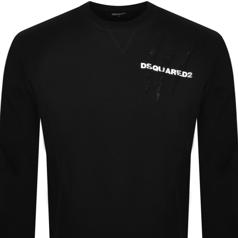 DSQUARED2 Crew Neck Sweatshirt Black | Mainline Menswear